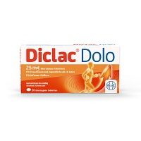 DICLAC Dolo 25 mg überzogene Tabletten - 20St - Rheuma & Arthrose