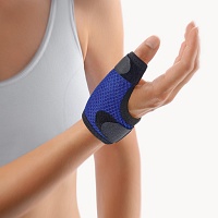 BORT Soft Daumenschiene kurz S blau - 1St