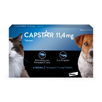 CAPSTAR 11,4 mg Tabletten f.Katzen/kleine Hunde - 6St