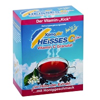 XENOFIT heißes C plus Holunderextr.Granulat Beutel - 10X9g - Vitamingetränke