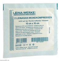 LEINA Wundkompressen 10x10 cm steril - 2St