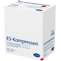 ES-KOMPRESSEN steril 7,5x7,5 cm 8fach - 25X2St - Wundbehandlung