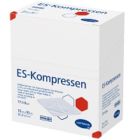 ES-KOMPRESSEN steril 10x10 cm 8fach - 25X2St - Wundbehandlung