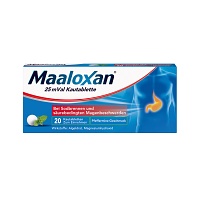 MAALOXAN 25 mVal Kautabletten - 20St - Saurer Magen