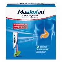 MAALOXAN 25 mVal Suspension - 50X10ml - Saurer Magen
