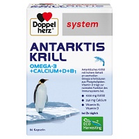 DOPPELHERZ Antarktis Krill system Kapseln - 60St - Omega-3-Fettsäuren