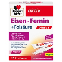 DOPPELHERZ Eisen-Femin DIRECT Pellets - 20St - Eisen