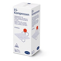 ES-KOMPRESSEN unsteril 5x5 cm 8fach - 100St - Wundbehandlung