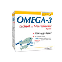 OMEGA-3 LACHSÖL und Meeresfischöl Kapseln - 100St - Omega-3-Fettsäuren
