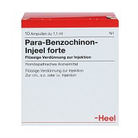 PARA BENZOCHINON Injeel forte Ampullen - 10St