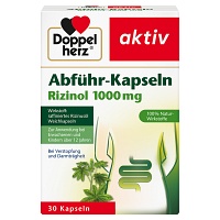 DOPPELHERZ Abführ-Kapseln Rizinol 1.000 mg - 30St - Abführmittel