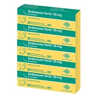 ZINKBRAUSE Verla 25 mg Brausetabletten - 100St - Selen & Zink