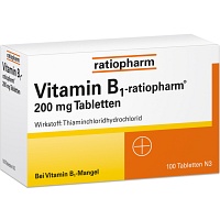 VITAMIN B1-RATIOPHARM 200 mg Tabletten - 100St
