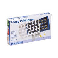 PILLENDOSE 7 Tage+4 Fächer je Tag Kunststoff - 1St