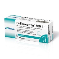 D FLUORETTEN 500 Tabletten - 90St - Iod & Fluor