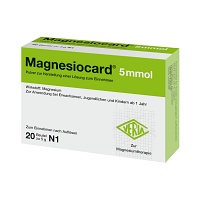 MAGNESIOCARD 5 mmol Plv.z.Her.e.Lsg.z.Einnehmen - 20St