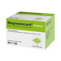 MAGNESIOCARD 5 mmol Plv.z.Her.e.Lsg.z.Einnehmen - 50St - Magnesium