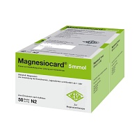 MAGNESIOCARD 5 mmol Plv.z.Her.e.Lsg.z.Einnehmen - 100St - Magnesium