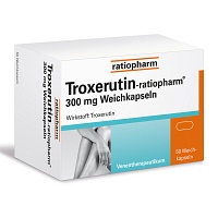 TROXERUTIN-ratiopharm 300 mg Weichkapseln - 50St - Venenstärkung