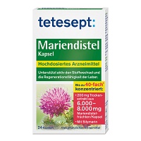 TETESEPT Mariendistel-Kapseln - 24St - Leber & Galle