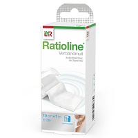 RATIOLINE acute Verbandmull 10 cmx1 m gerollt - 1St - Mullbinden & Elastische Binden