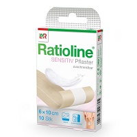 RATIOLINE sensitive Wundschnellverband 6 cmx1 m - 1St - Wundbehandlung