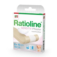 RATIOLINE sensitive Wundschnellverband 8 cmx1 m - 1St - Wundbehandlung