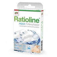 RATIOLINE aqua Duschpflaster 5x7 cm - 5St - Dusch- & Schwimmpflaster
