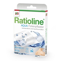 RATIOLINE aqua Duschpflaster 8x10 cm - 5St - Dusch- & Schwimmpflaster