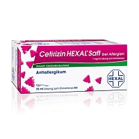 CETIRIZIN HEXAL Saft bei Allergien - 75ml - Allergie allgemein