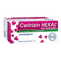 CETIRIZIN HEXAL Filmtabletten bei Allergien - 100St - Allergie allgemein