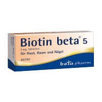 BIOTIN BETA 5 Tabletten - 20St - Biotin