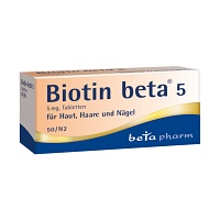 BIOTIN BETA 5 Tabletten - 50St - Biotin