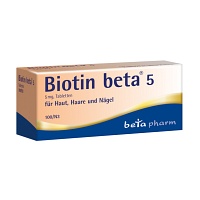 BIOTIN BETA 5 Tabletten - 100St - Biotin