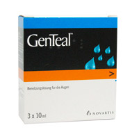 GENTEAL Augentropfen - 3X10ml - Gegen trockene Augen