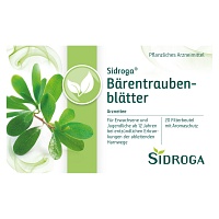 SIDROGA Bärentraubenblättertee Filterbeutel - 20X2.0g - Heilkräutertees
