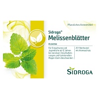 SIDROGA Melissenblätter Tee Filterbeutel - 20X1.5g - Heilkräutertees