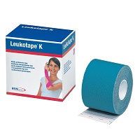 LEUKOTAPE K 2,5 cm blau - 1St
