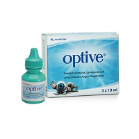 OPTIVE Augentropfen - 3X10ml - Gegen trockene Augen
