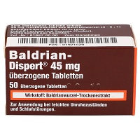 BALDRIAN DISPERT 45 mg überzogene Tabletten - 50St - Beruhigung & Schlafen