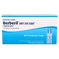 BERBERIL Dry Eye EDO Augentropfen - 10X0.6ml - Gegen gereizte Augen
