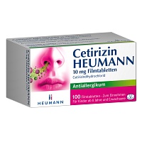 CETIRIZIN Heumann 10 mg Filmtabletten - 100St - Allergie allgemein