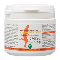 GLUCOSAMIN 500 mg+Chondroitin 400 mg Kapseln - 270St - Für Haut, Haare & Knochen