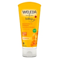 WELEDA Calendula Waschlotion & Shampoo - 200ml - Baby- Kinderpflege