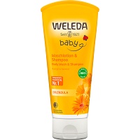 WELEDA Calendula Waschlotion & Shampoo - 200ml - Baby- Kinderpflege