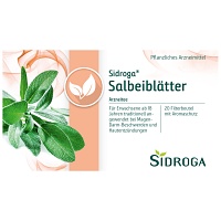 SIDROGA Salbeiblätter Tee Filterbeutel - 20X1.5g - Heilkräutertees