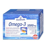 GESUNDFORM Omega-3 1.000 mg Kapseln - 180St