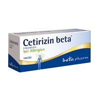 CETIRIZIN beta Filmtabletten - 100St - Allergie allgemein