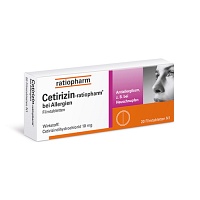 CETIRIZIN-ratiopharm bei Allergien 10 mg Filmtabl. - 20St - Allergie allgemein