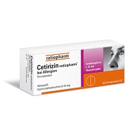 CETIRIZIN-ratiopharm bei Allergien 10 mg Filmtabl. - 50St - Allergie allgemein